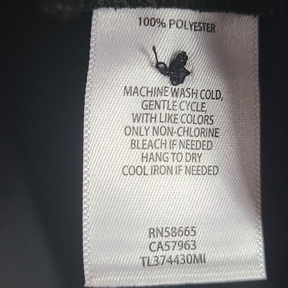 Leith Black Balloon Sleeve Choker Long Sleeve Blouse V-neck Popover Puffy Girly - Picture 7 of 11